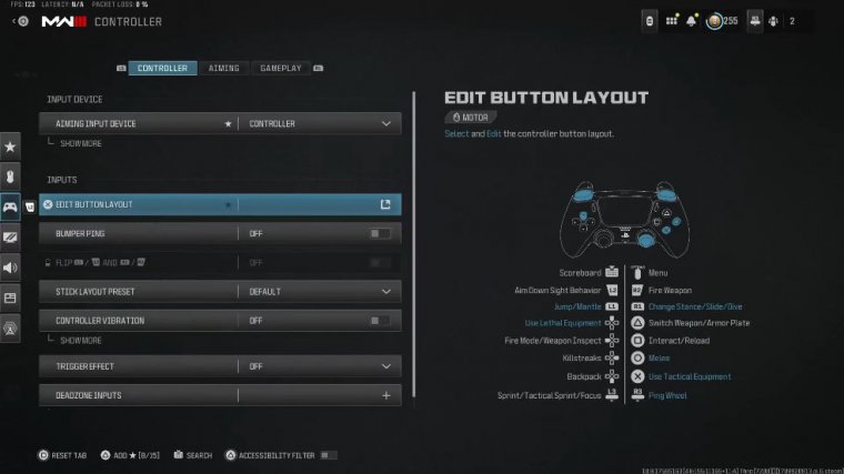 cod best controller settings