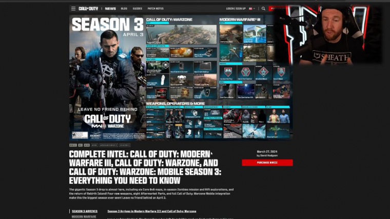 everything coming in season 3 modern warfare 3