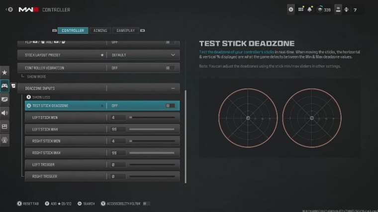 best controller settings