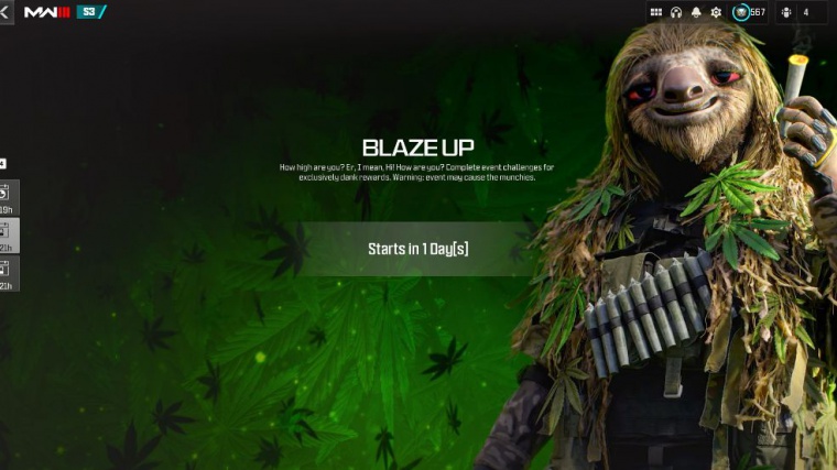 blaze up event challenges