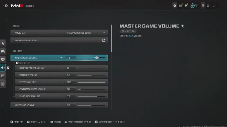 best audio settings