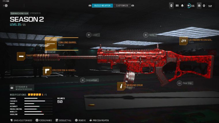 Warzone 3 best striker 9 smg loadout for season 2