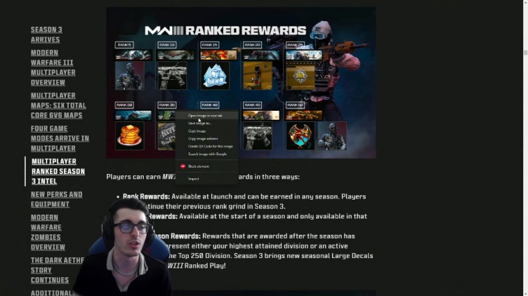 All multiplayer ranked rewards