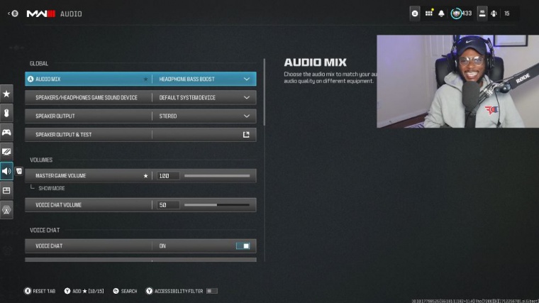 Mw3 best audio settings season 3