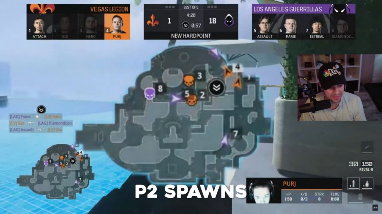 P2 spawns