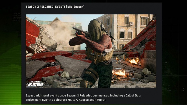 The new events in modern warfare 3 season 3 reloaded