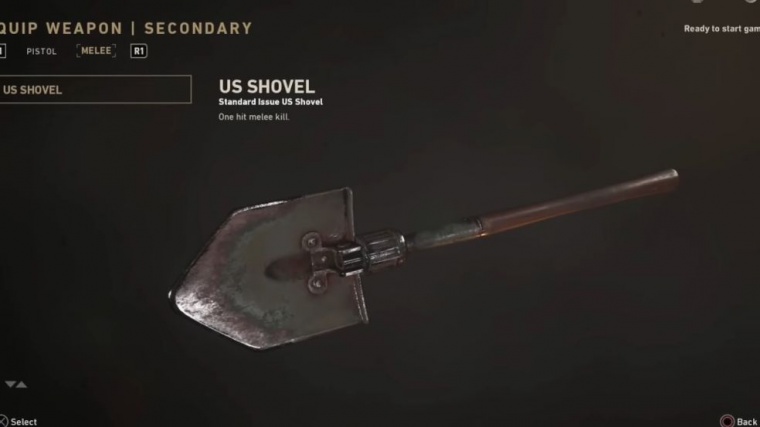 Shovel & spear melee