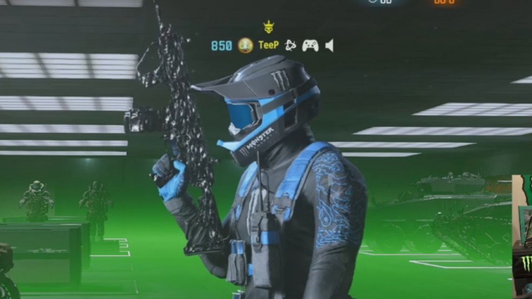 Blue monster energy operator skin & bundle