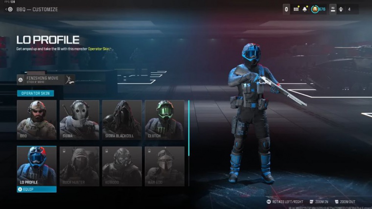 Free green blue monster energy operator skin